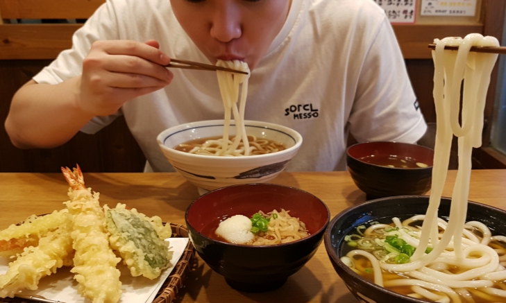 생활의달인 은둔식달 일본 카가와식 사누키 냉우동 야채튀김 대전 맛집 식당 위치