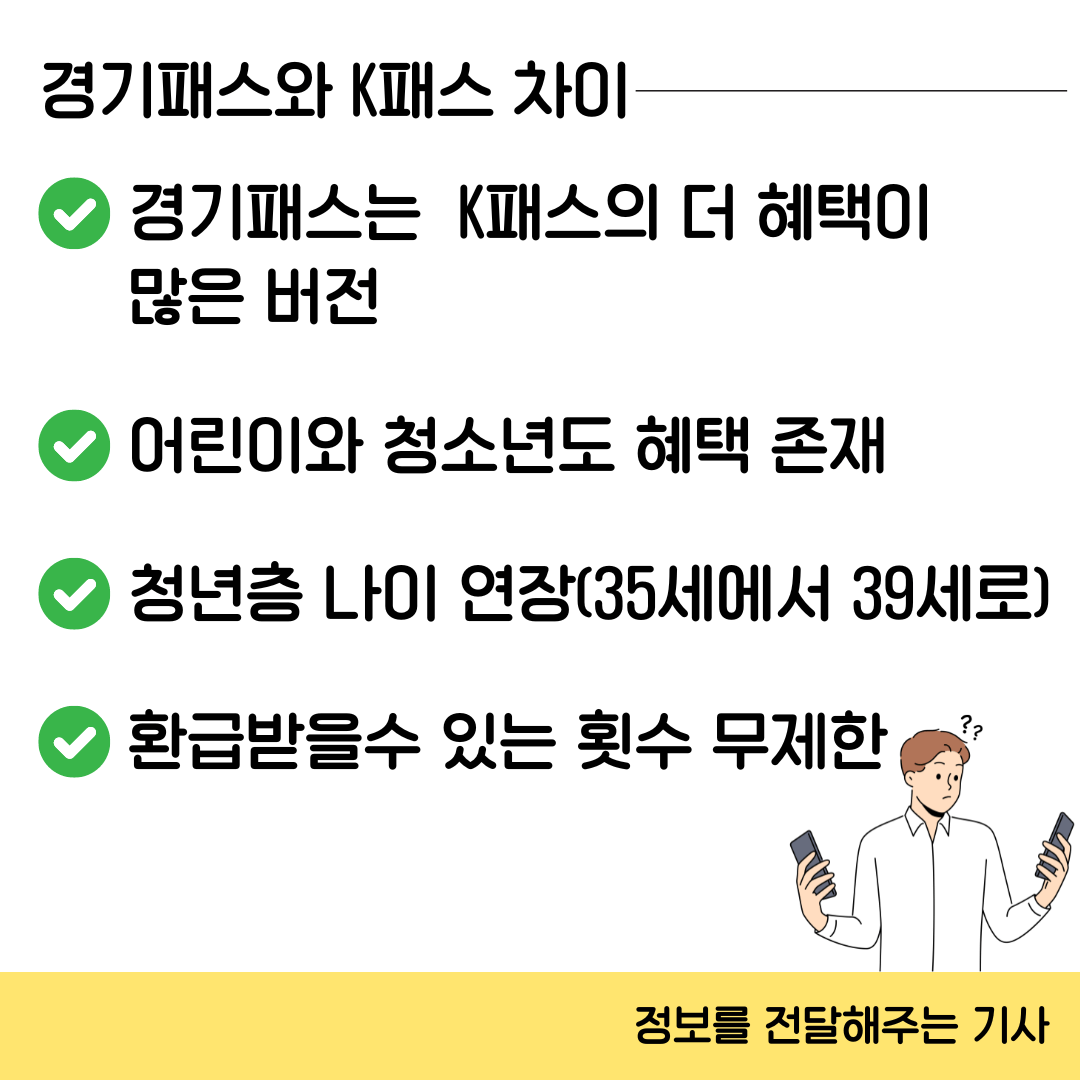 경기패스와 k패스 차이점