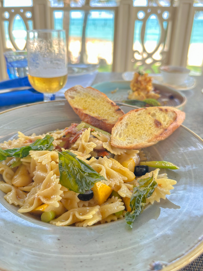 쉐라톤 그랜드 다낭 - La plage 레스토랑의 파스타