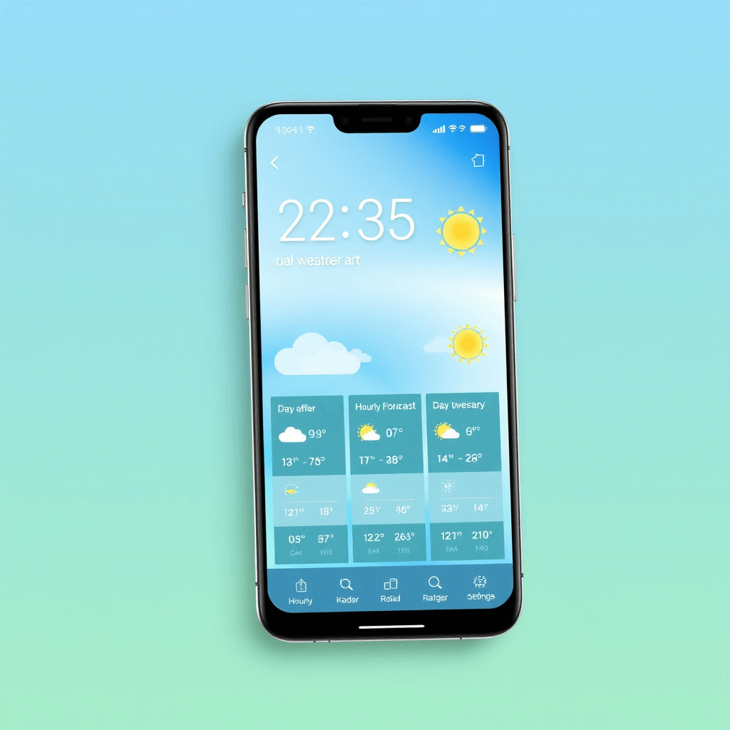 날씨 앱 설정하는 법