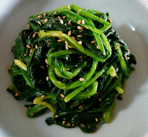 시금치나물 맛있게 무치는법