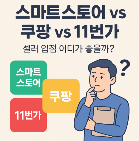 온라인 쇼핑몰 셀러 입점 비교