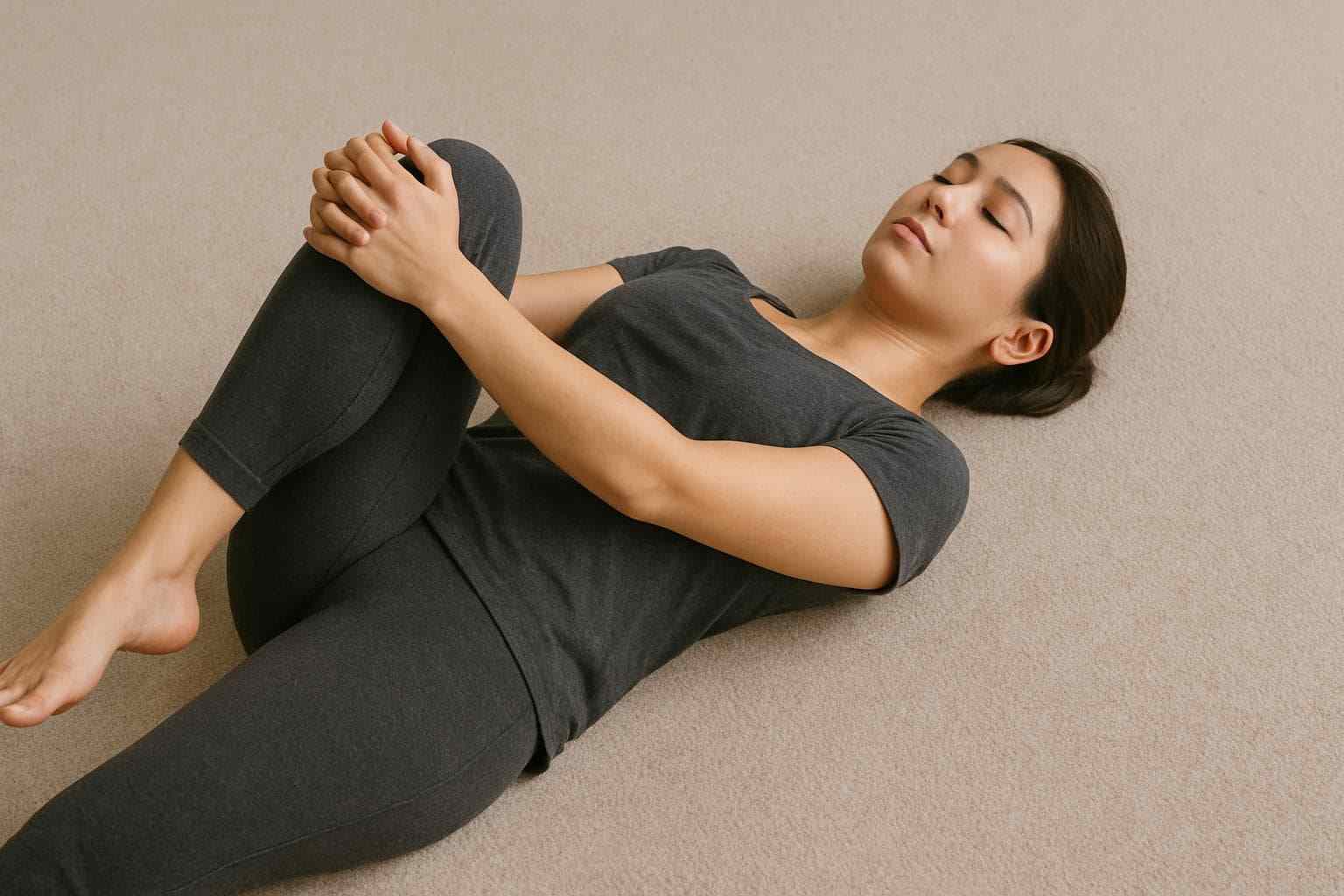 무릎 끌어안기 자세