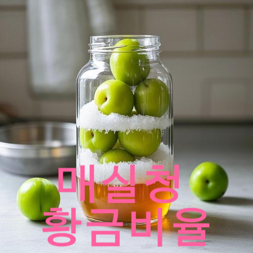 매실청 황금비율