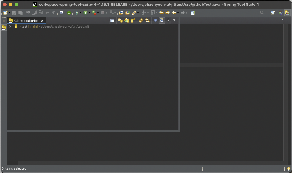 STS 깃 연동 성공