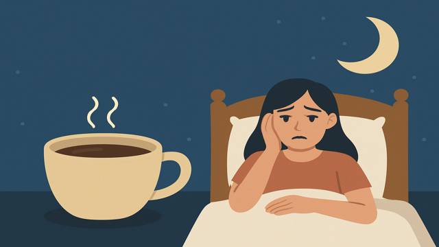 커피와 수면 관련 이미지