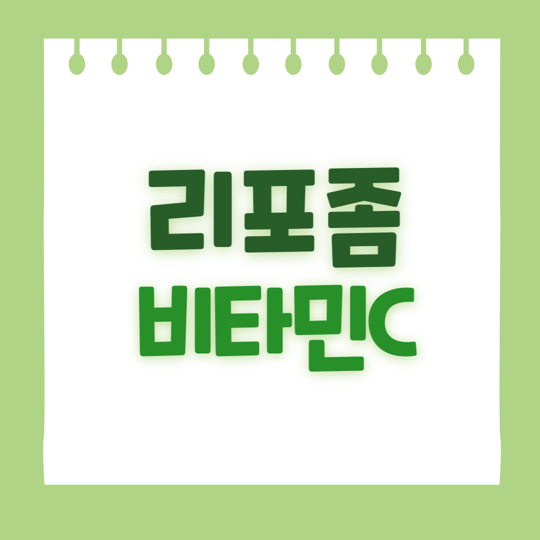 리포좀 비타민C 효능