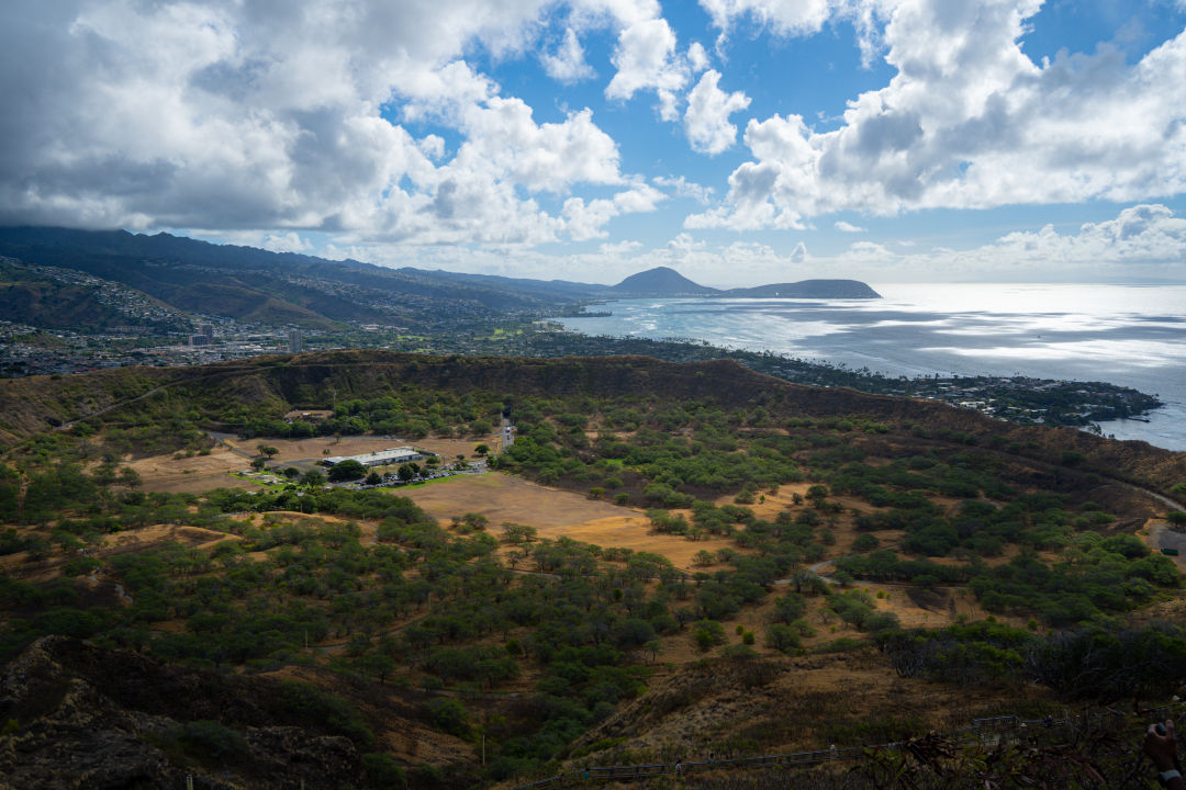 하와이 다이아몬드 헤드 풍경