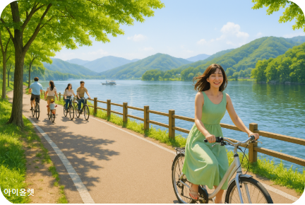 오늘날 의암호의 풍경