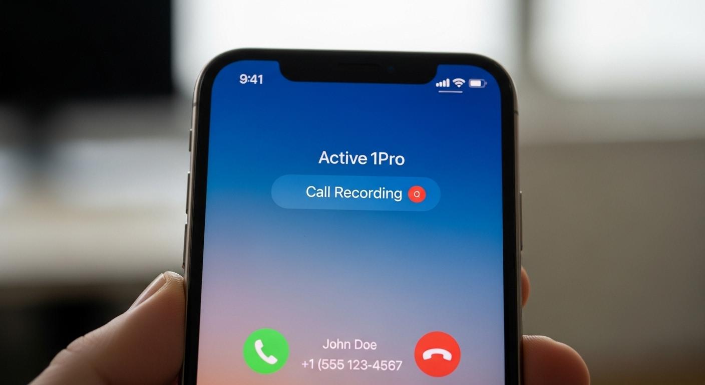 아이폰16프로 통화녹음 고지
