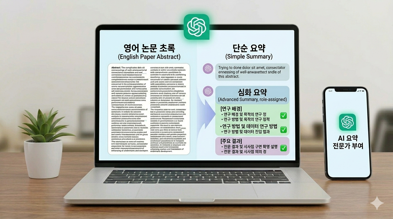 전문 논문 및 보고서 요약 프롬프트