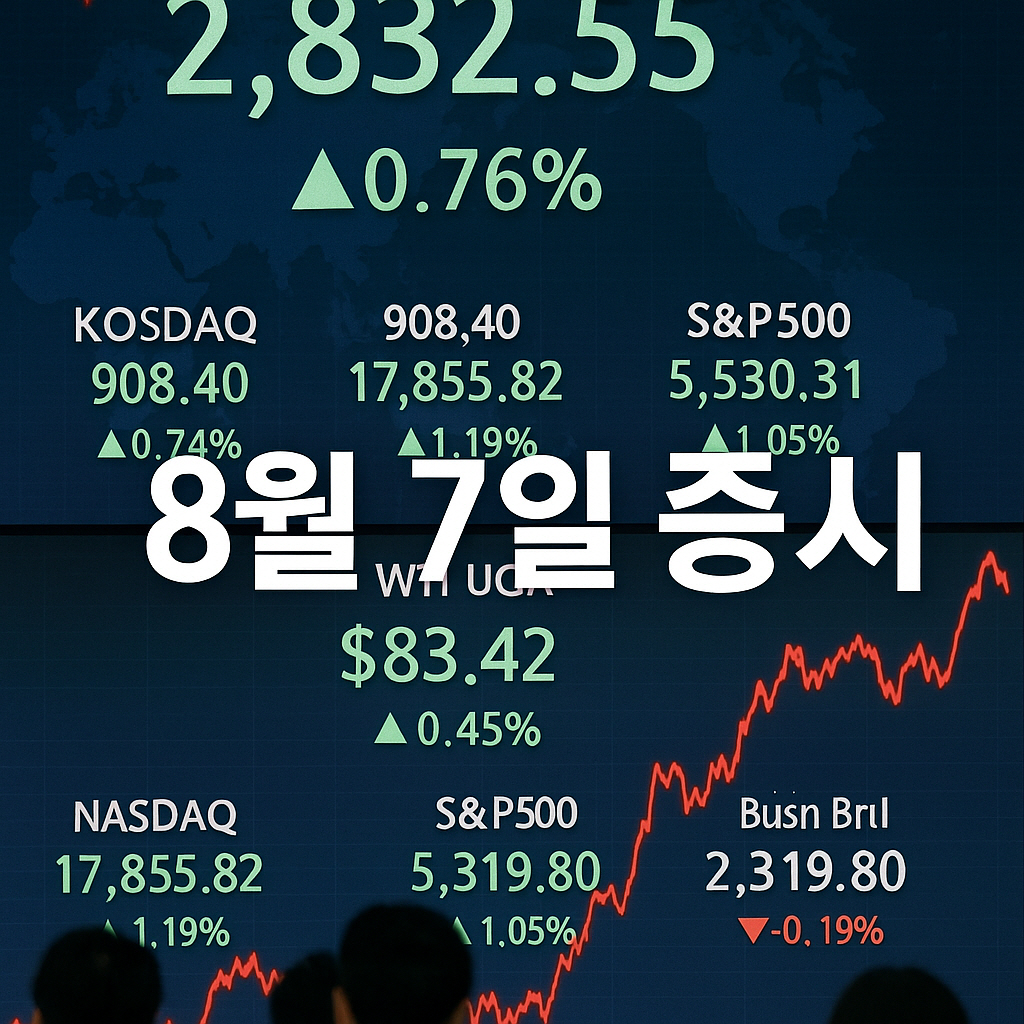 2025년 8월 7일 증시