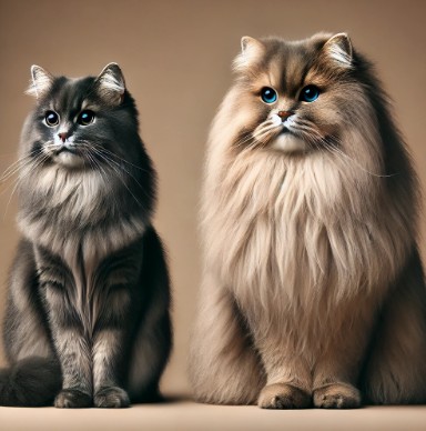 단모종 vs 장모종 고양이