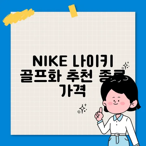 NIKE 나이키 골프화 추천 종류 가격