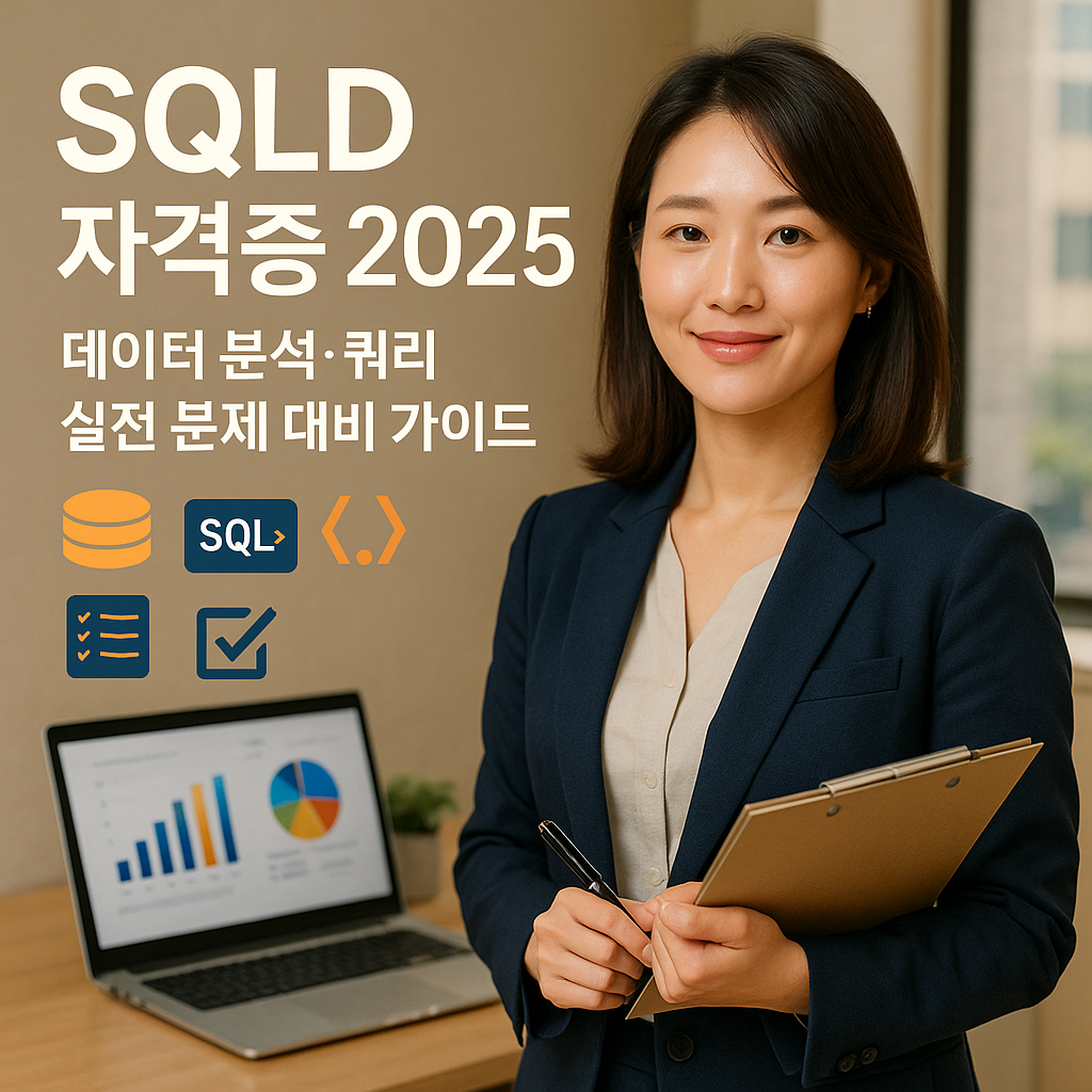 SQLD 자격증 2025 | 데이터 분석·쿼리 실전 문제 대비 가이드