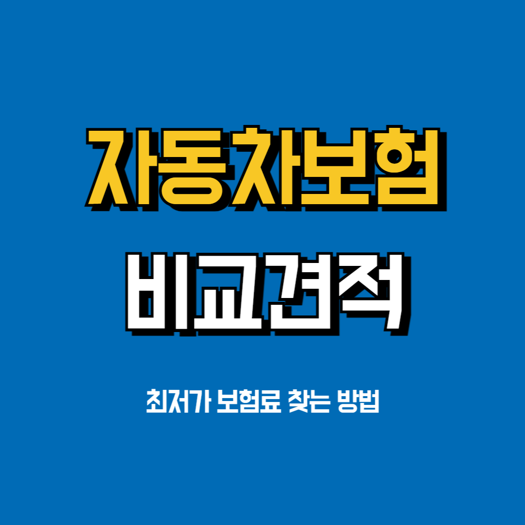 자동차보험비교견적사이트