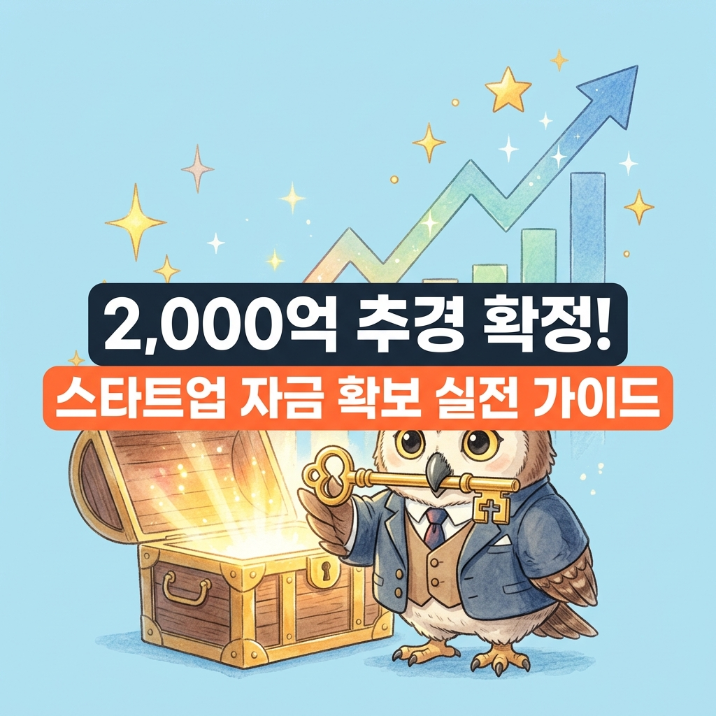 2026년 정부 창업 지원 사업 추가경정예산 확정 2000억 스타트업 자금 확보 1페이지 신청 가이드