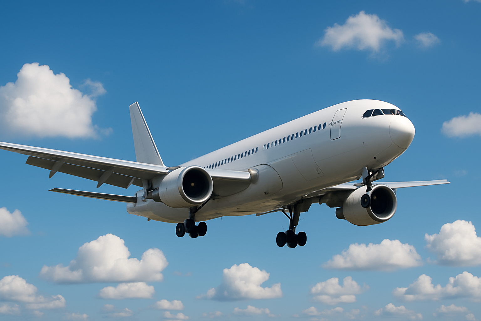 비상하는 비행기