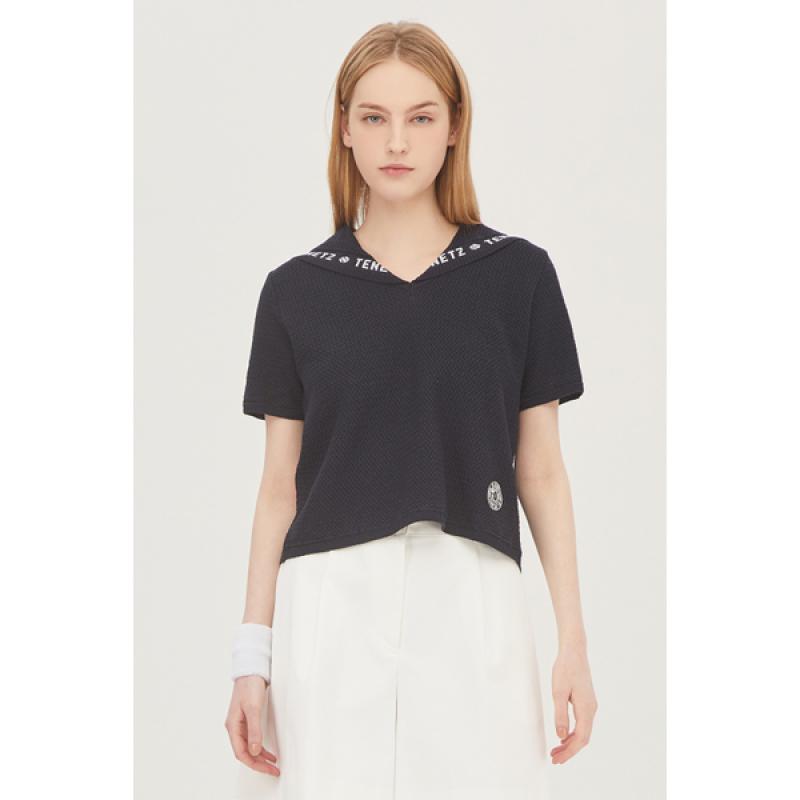 시슬리 ACTIF 레터링 세일러 니트 SAKP51331NY