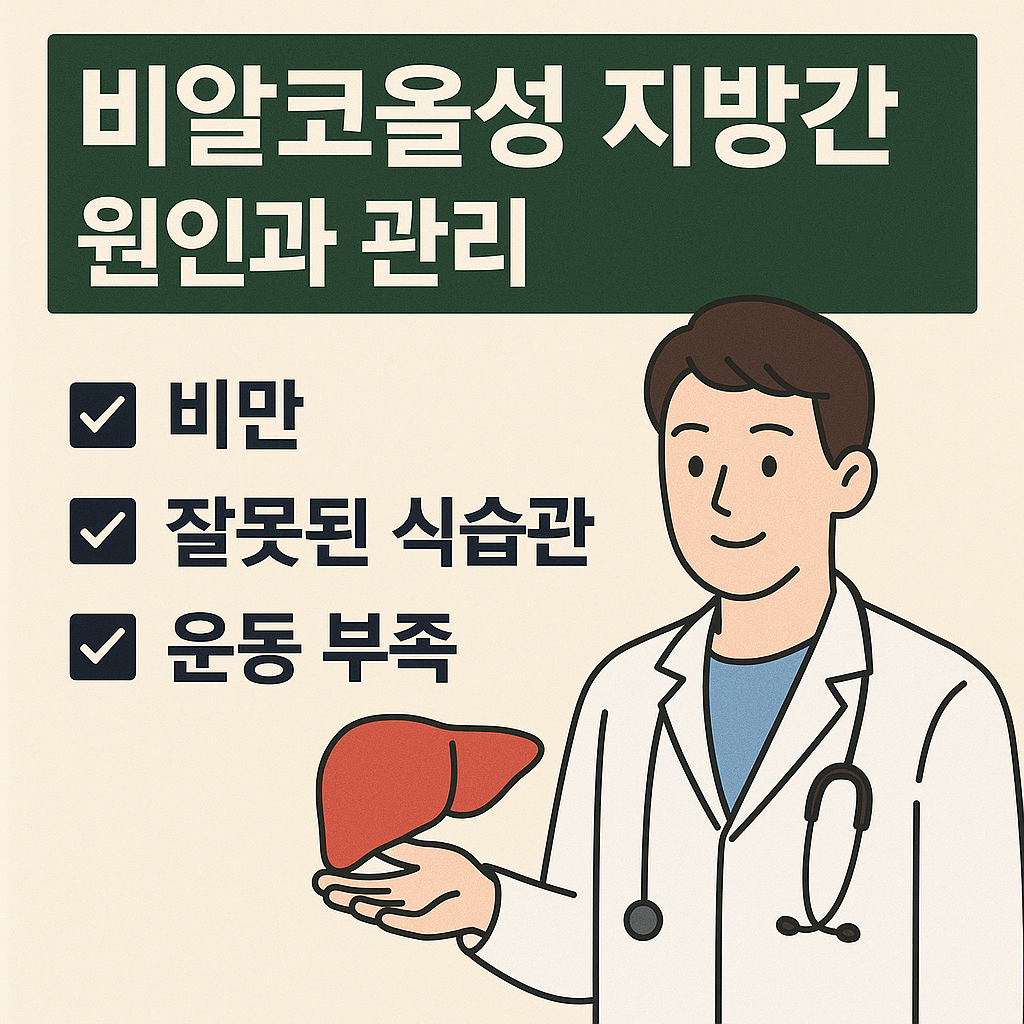비알코올성 지방간 원인과 관리
