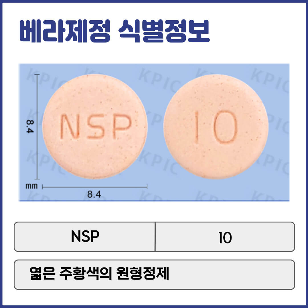 베라제정 식별정보