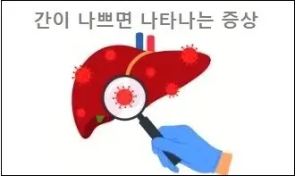 간이 나쁘면 나타나는 증상