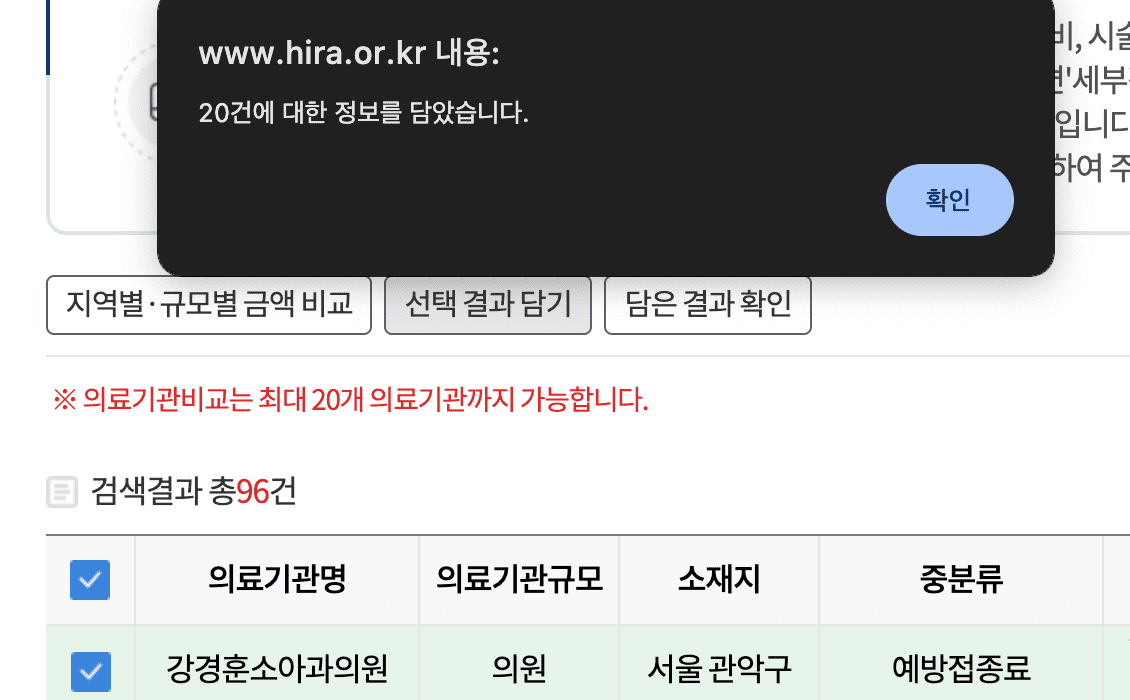 백일해 예방접종 무료 병원 가격 및 접종시기 부작용
