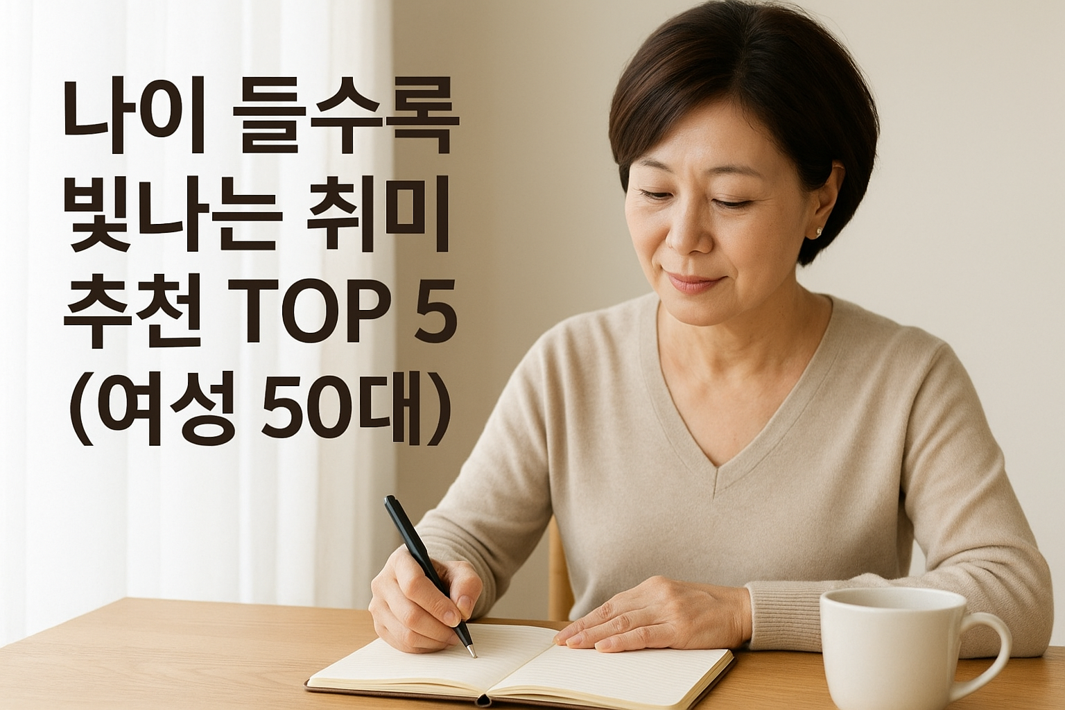 취미 관련 사진 (AI 생성)