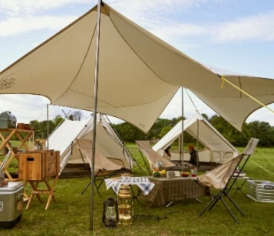 아이들을 위한 여름철 놀이-캠핑장