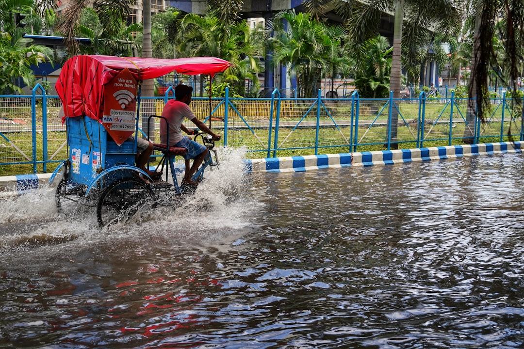 Flooded vehicle