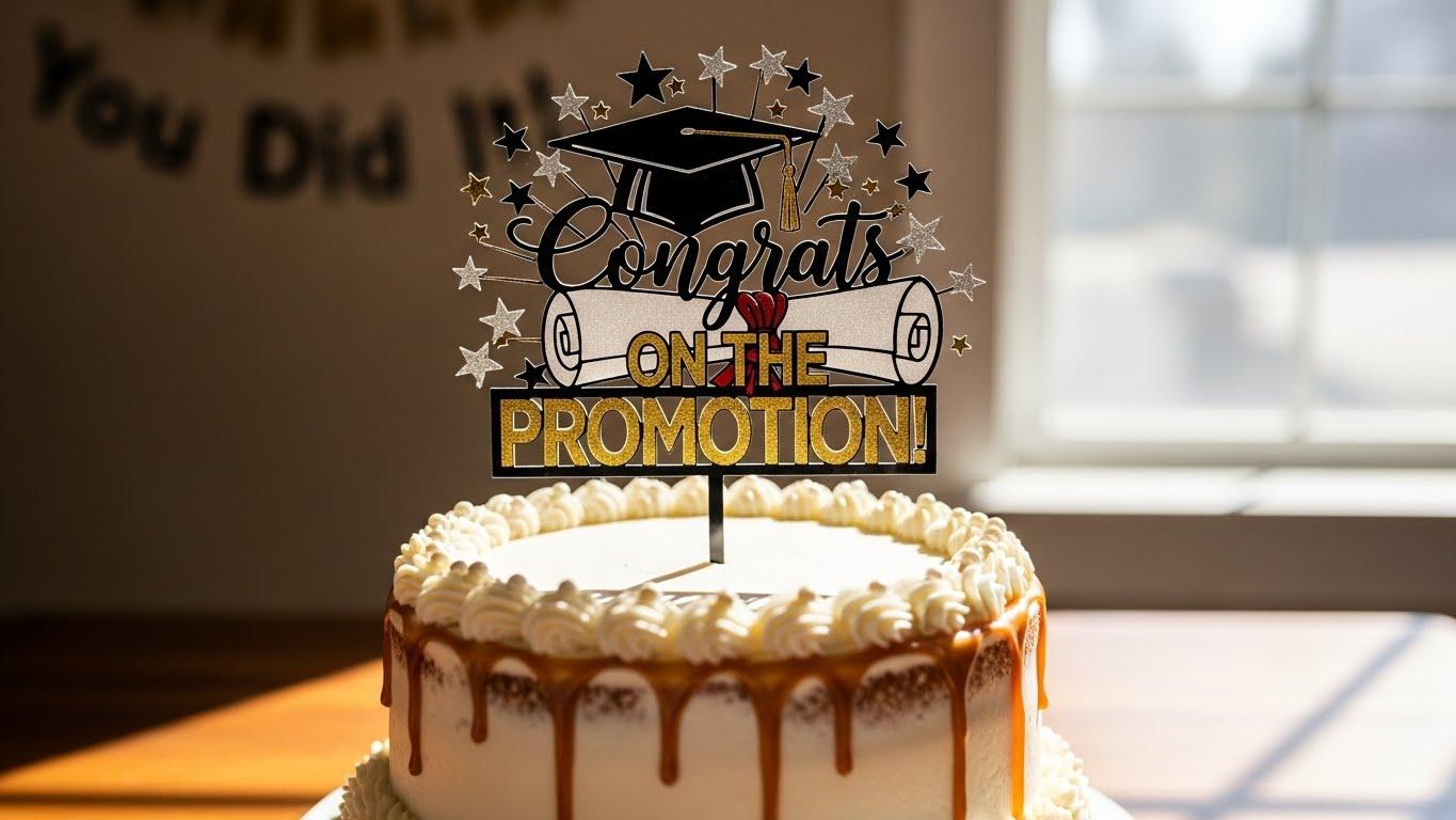 승진 축하 토퍼