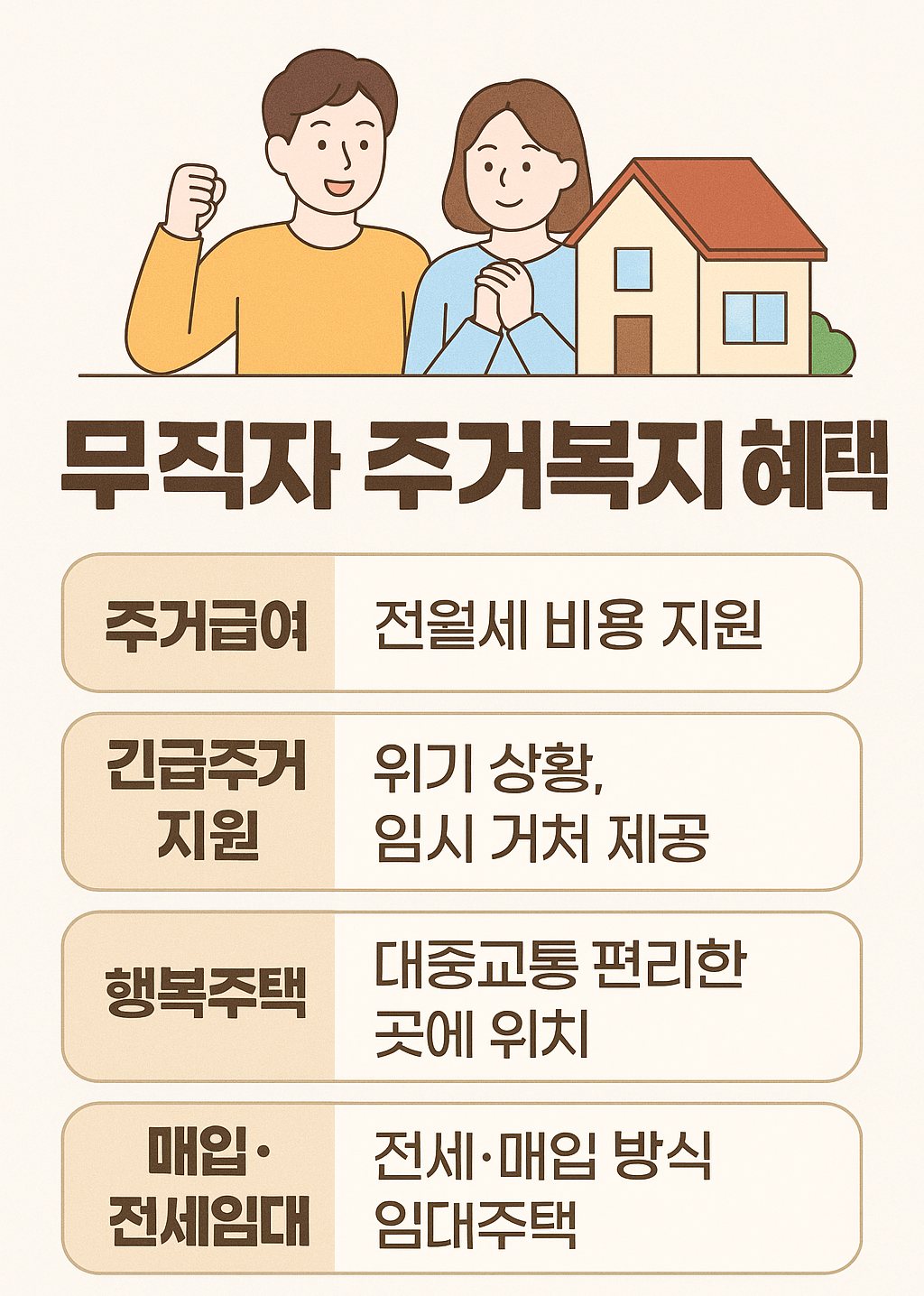 지원 조건 간단 정리