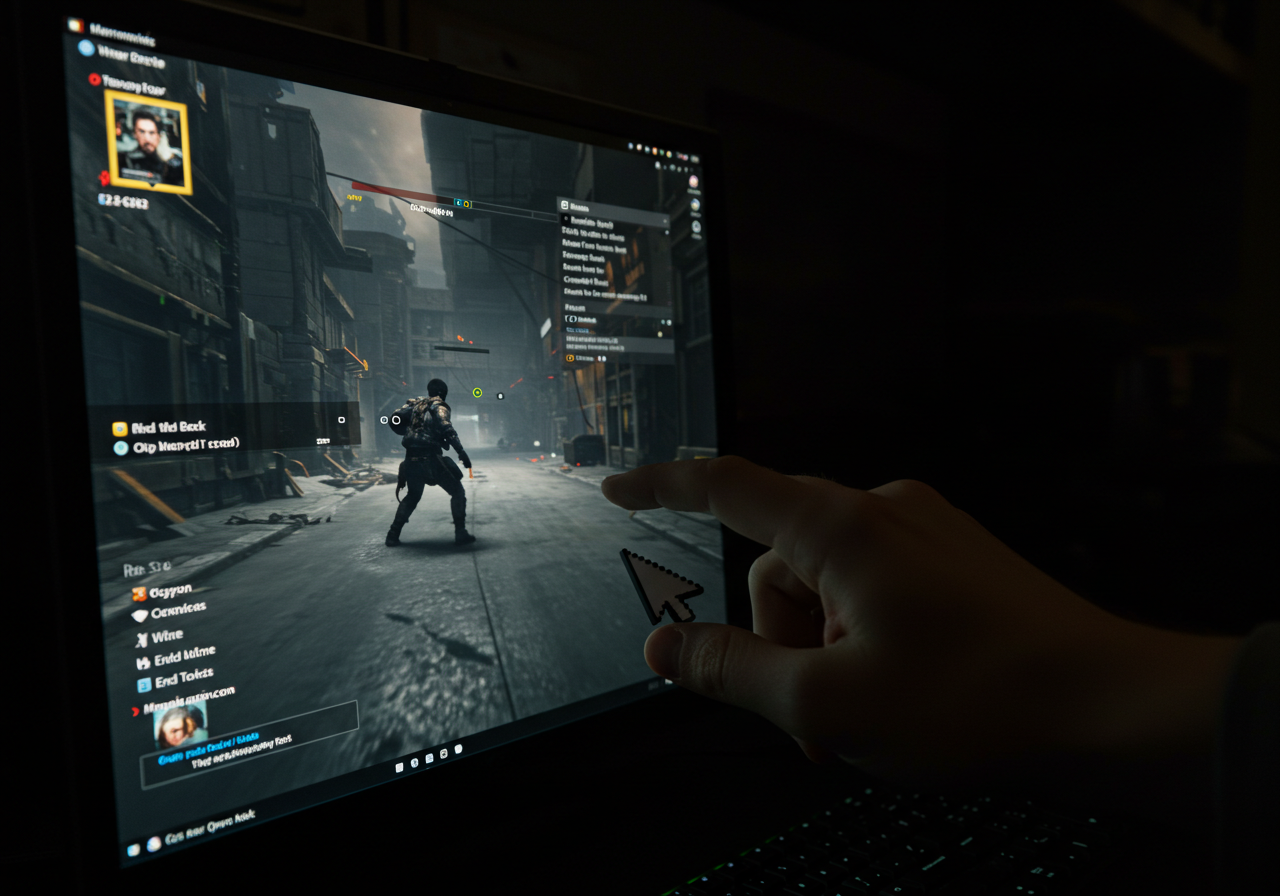 게임 멈춤 시 윈도우 작업 끝내기 기능으로 강제 종료하는 방법 화면 예시