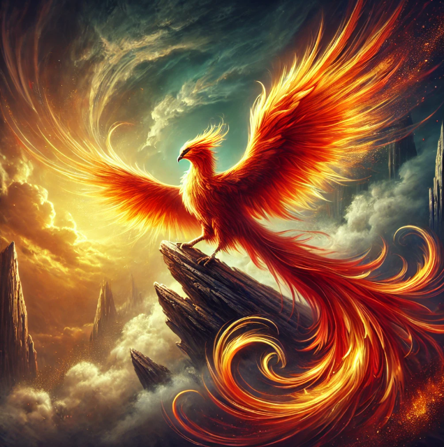 상상 속 불사조의 모습