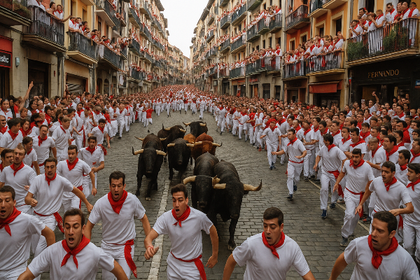 스페인 산 페르민 축제 관련 사진