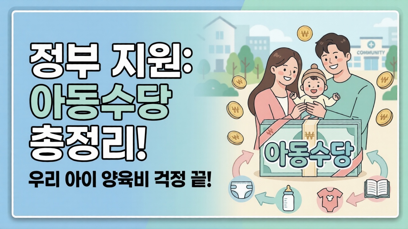 아동수당 지급 연령·금액·신청 방법