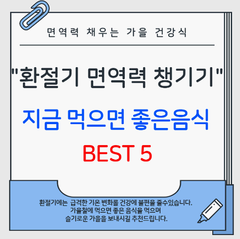 환절기 면역