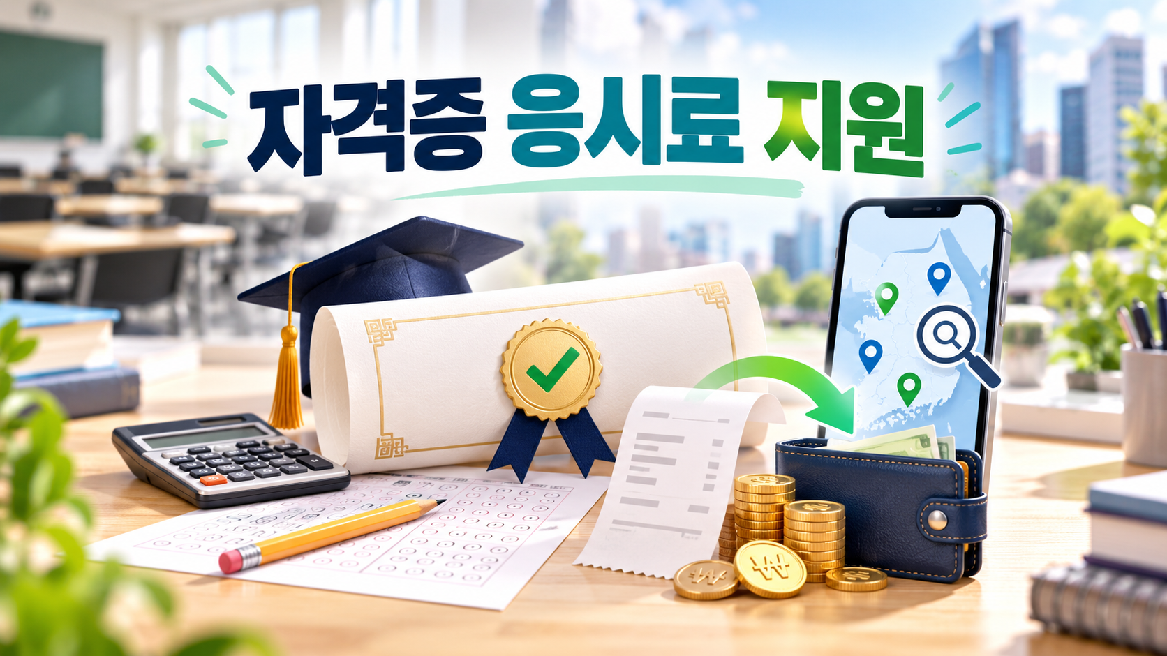 토익·기사 자격증 원서접수비 돌려받는 법: 청년 응시료 지원 자격 및 지자체 조회