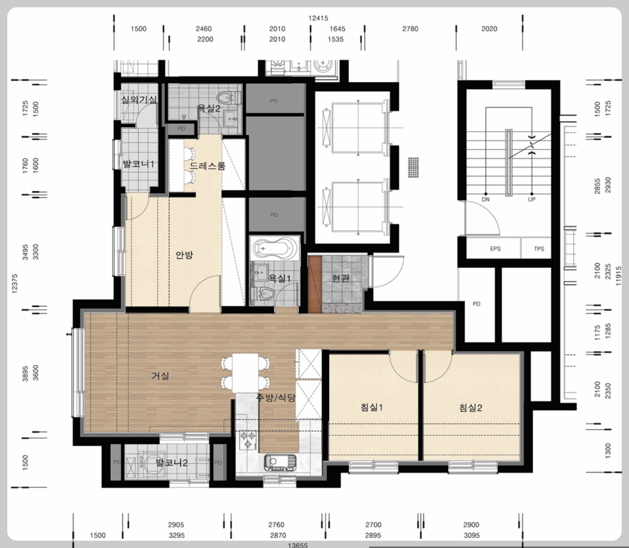 개과천선의 분양정보-서울시 동대문구 휘경동 분양 '휘경자이 디센시아' 23년 상반기 분양 예정 (분양정보)-전용 면적별 평면도