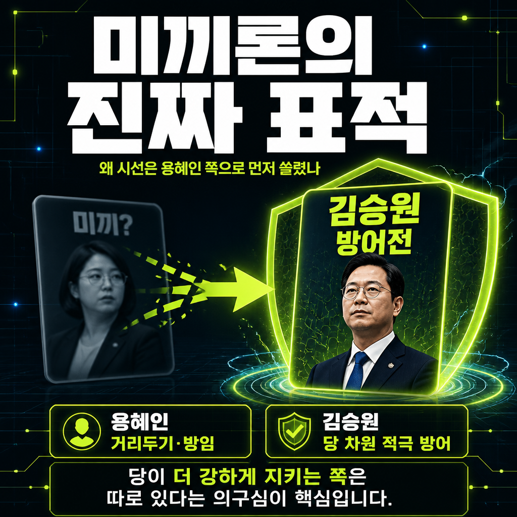 미끼론의 진짜 표적
