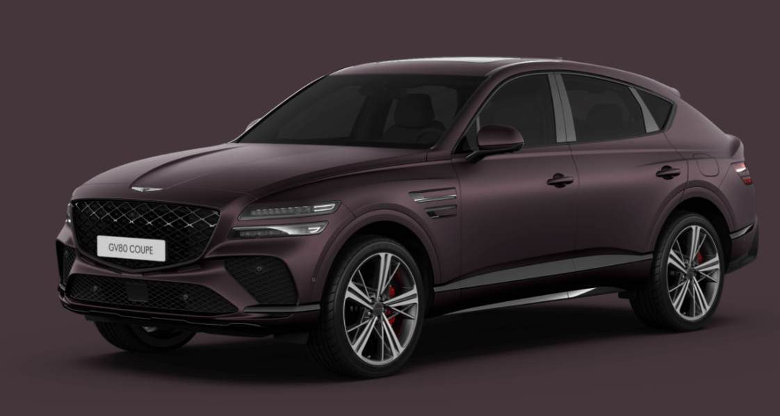 GV 80 쿠페 바로사 버건디