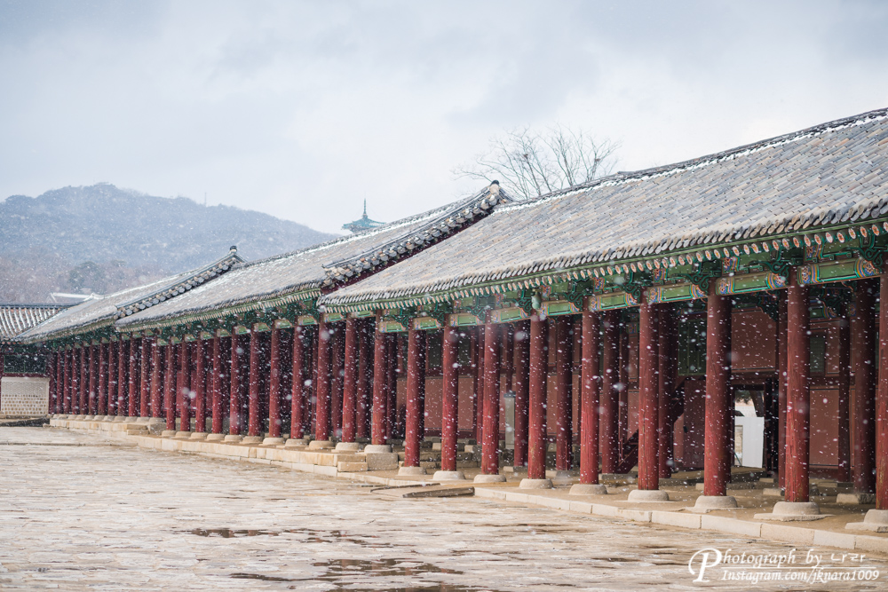 다시 눈내리는 경복궁