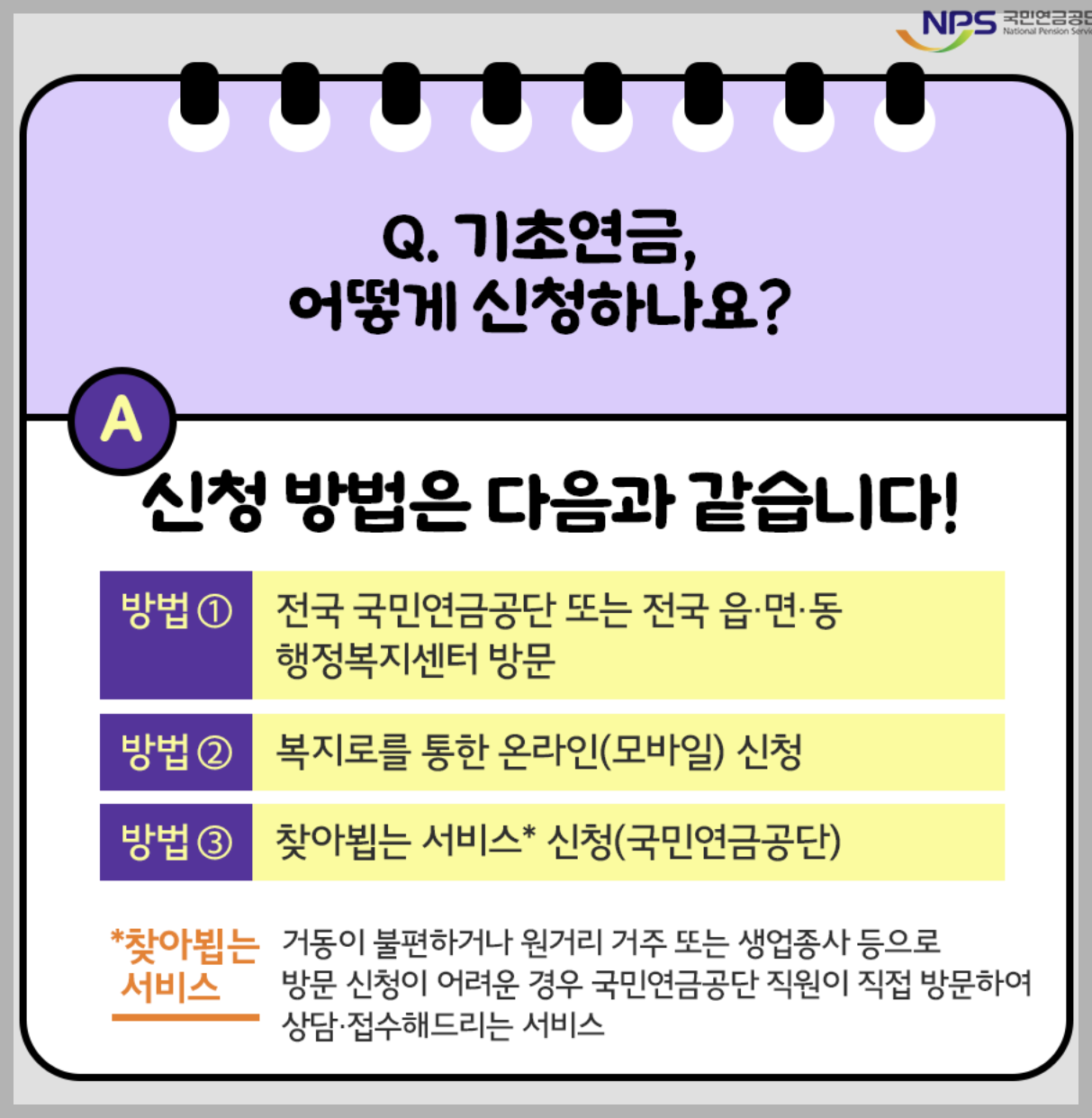 기초연금 수급자격, 신청방법 (쉽게 확인하기)