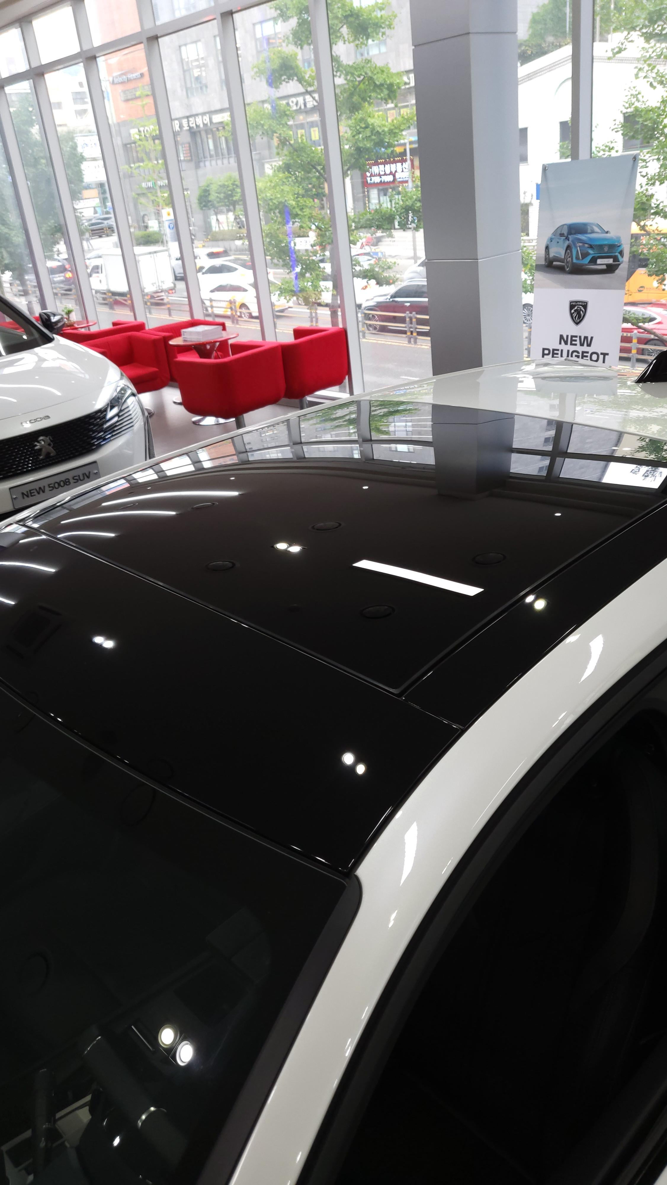 푸조 408 선루프