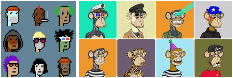 크립토펑크와 BAYC