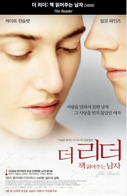 더 리더(2008) 포스터 사진