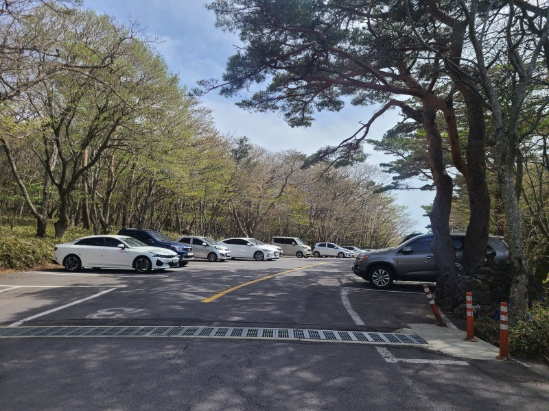 한라산 영실코스 주차장