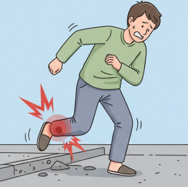 갑작스럽게 발목이 아픈 경우