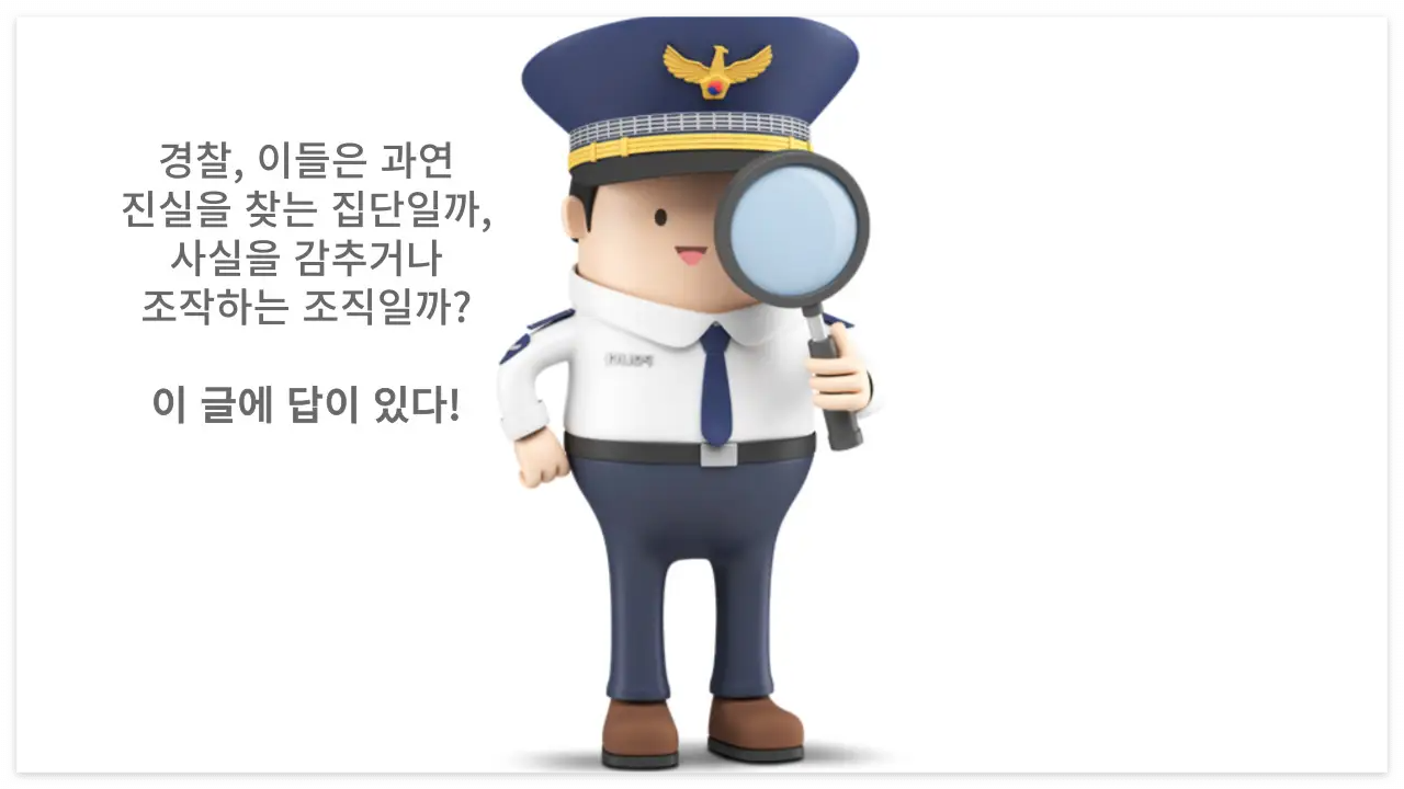 D당과 경찰 유착, 지방선거 뒤에 숨겨진 진실 관련 이미지