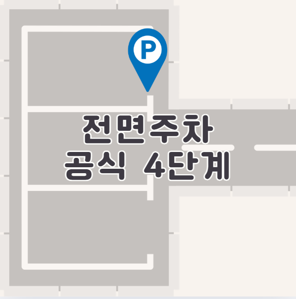 전면주차 공식 4단계